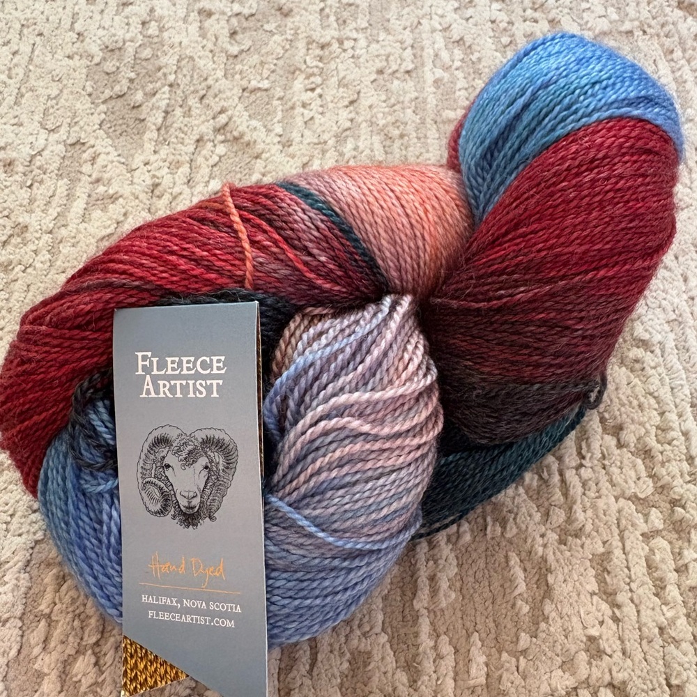 Hand-Dyed Multicolor Yarn